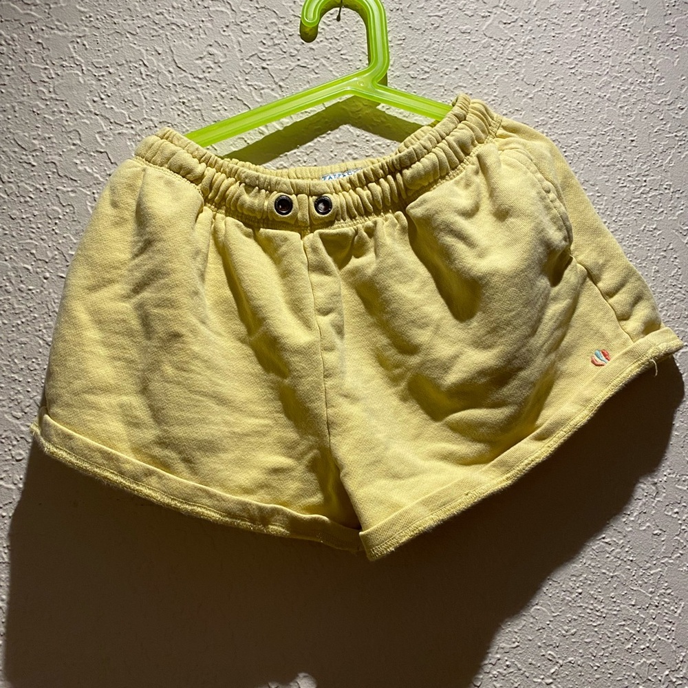 Fat Face Light Yellow Kids Shorts